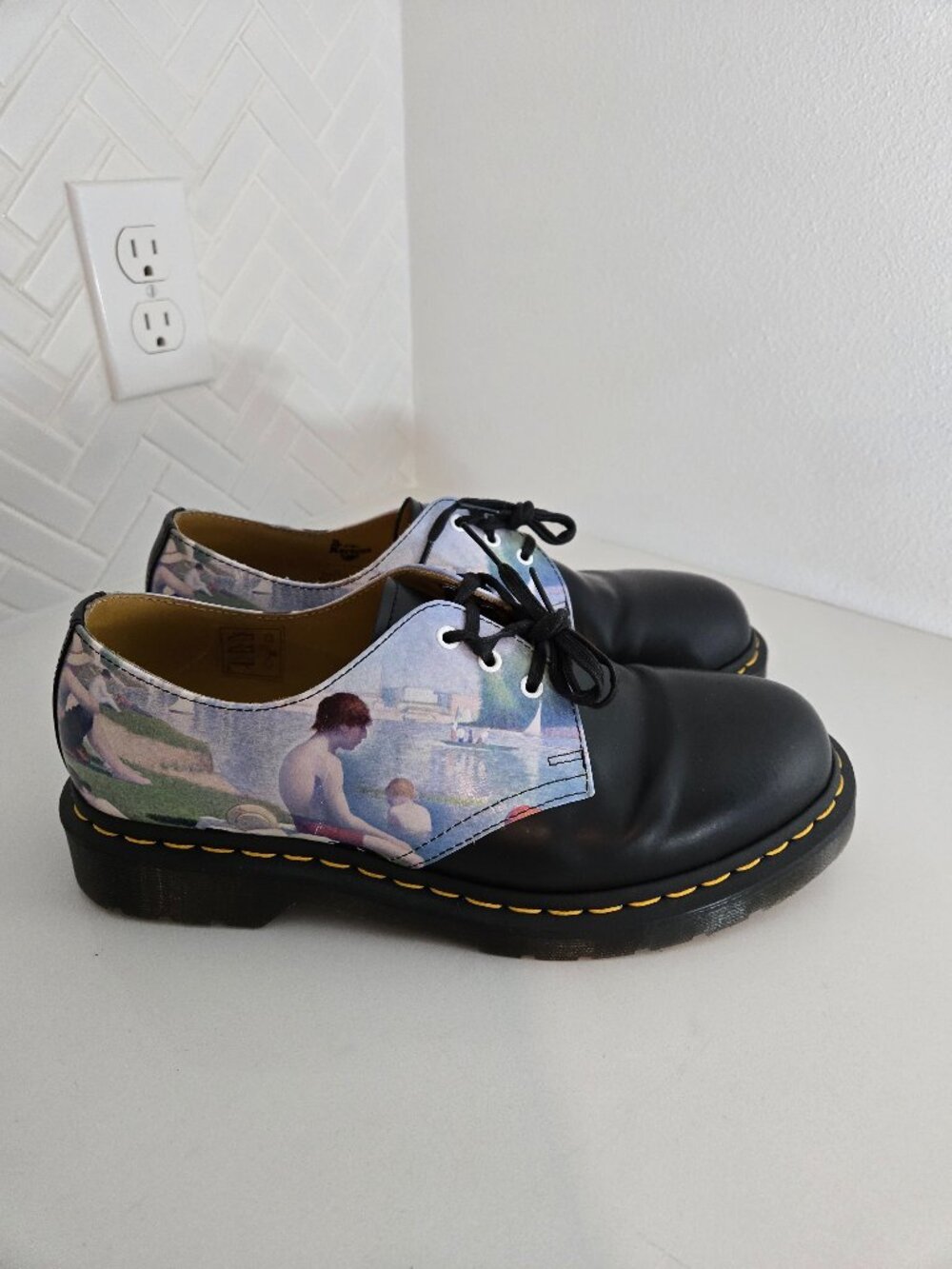 Dr Martens 1461 The National Gallery Georges Seurat Bathers Shoe UK7 US Mens 8